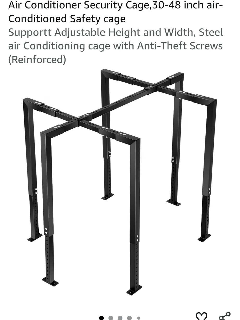TOPTGO Air Conditioner Security Cage